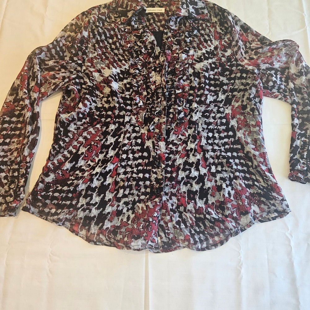 Coldwater Creekβ Button Up Blouse M
